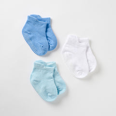Chaussettes antidérapantes pour bébé - Camil (Lot de 3 paires)