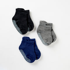 Non Slip Baby Socks - Eden (Pack of 3 pairs)