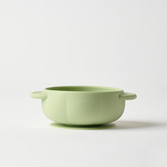 Silicone suction bowl - Olive